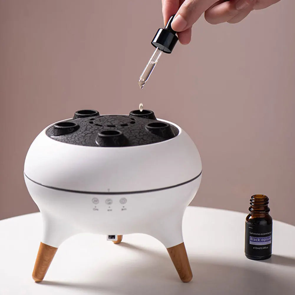 Dynamischer Quallen-Aroma-Diffusor mit buntem Farbverlauf