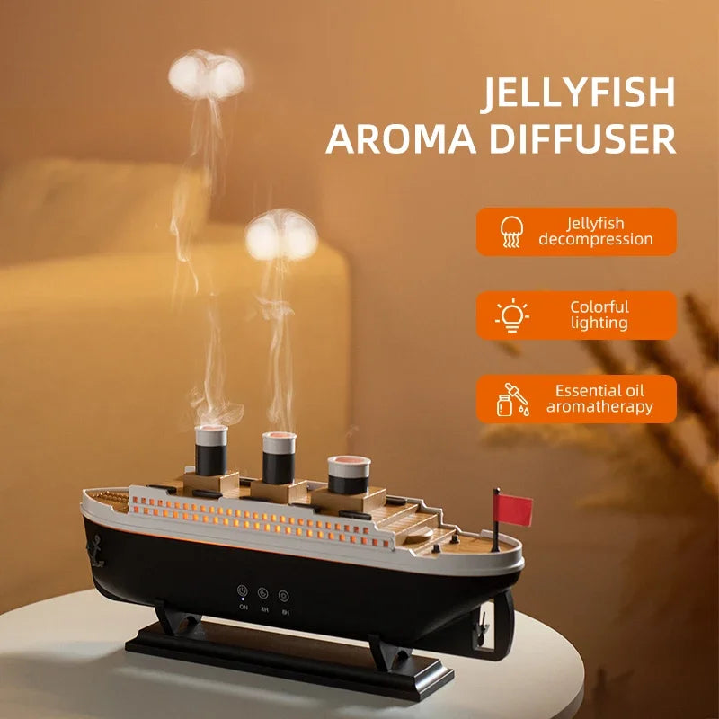 Titanic Schiffsmodell Luftbefeuchter 250 ml Diffusor für ätherische Öle