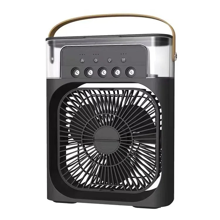 3-in-1 Ventilator + Kleinluftkühler + Luftbefeuchter mit LED