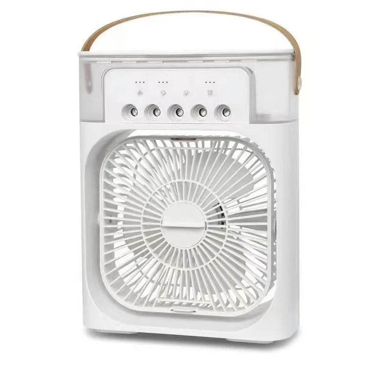 3-in-1 Ventilator + Kleinluftkühler + Luftbefeuchter mit LED